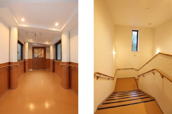 渡り廊下・階段2階別館